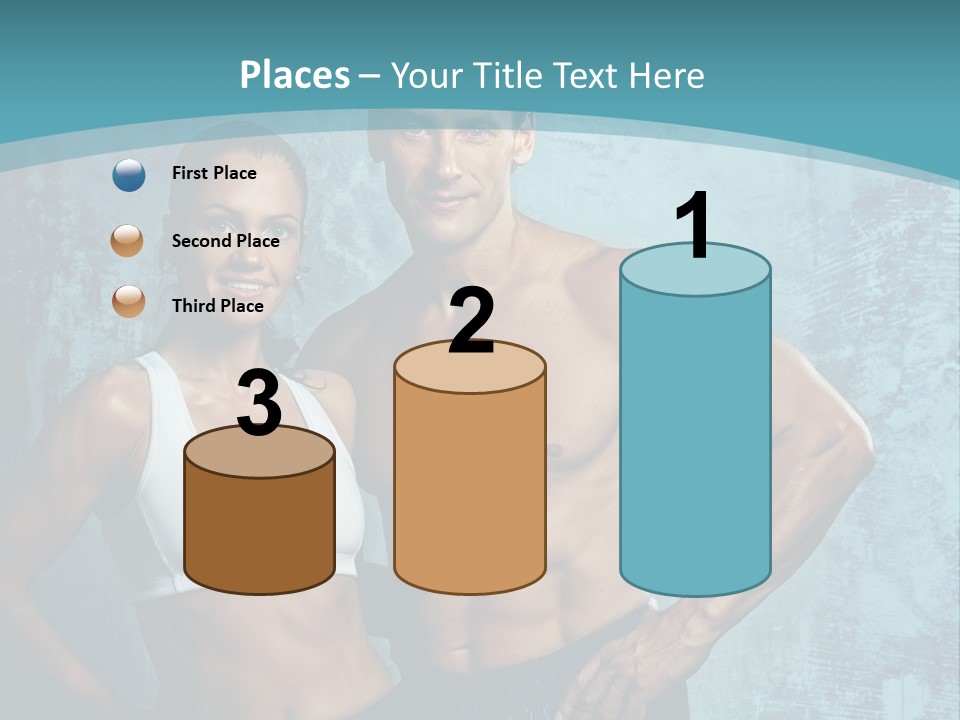 Muscular Caucasian Energy PowerPoint Template