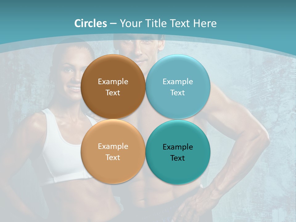 Muscular Caucasian Energy PowerPoint Template