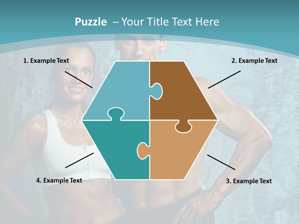 Muscular Caucasian Energy PowerPoint Template