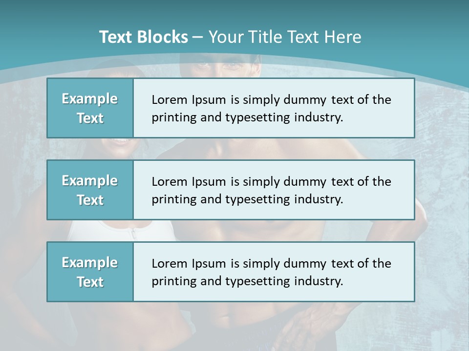 Muscular Caucasian Energy PowerPoint Template