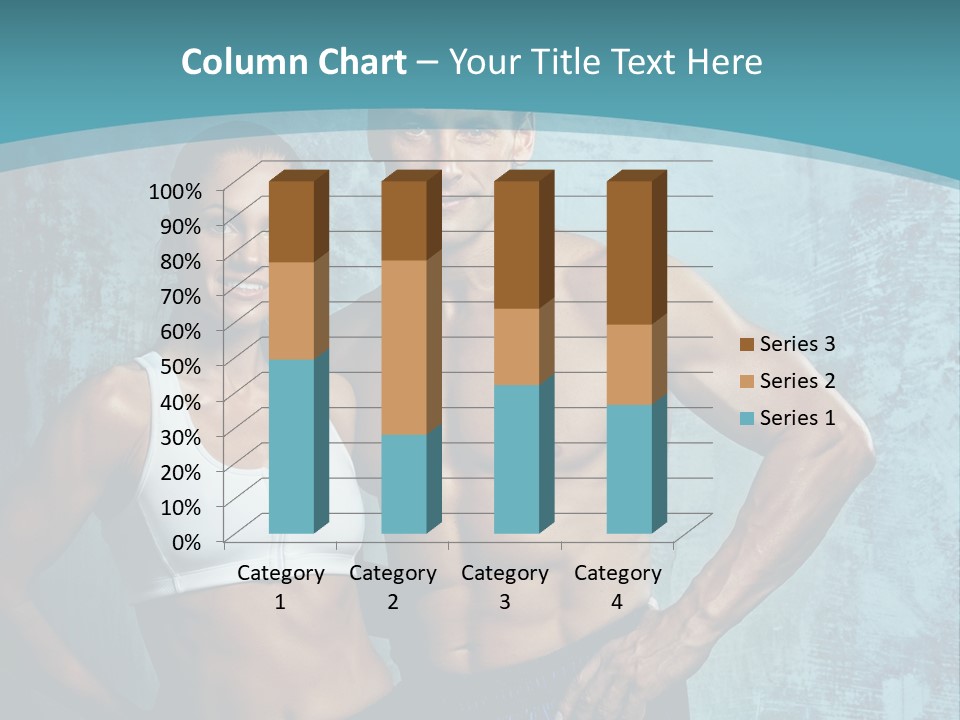 Muscular Caucasian Energy PowerPoint Template