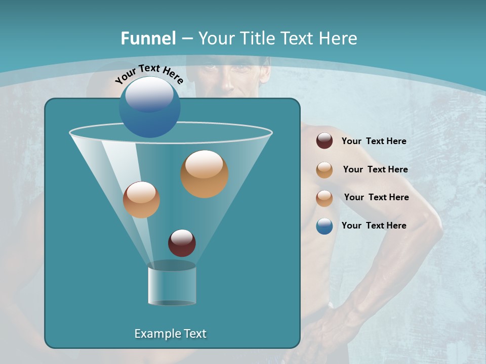 Muscular Caucasian Energy PowerPoint Template
