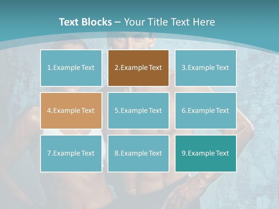 Muscular Caucasian Energy PowerPoint Template