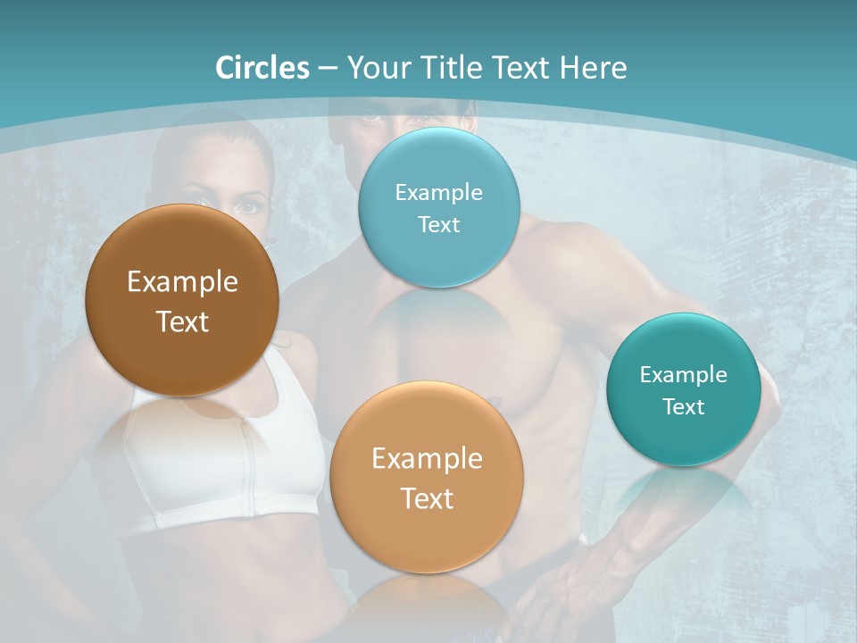 Muscular Caucasian Energy PowerPoint Template