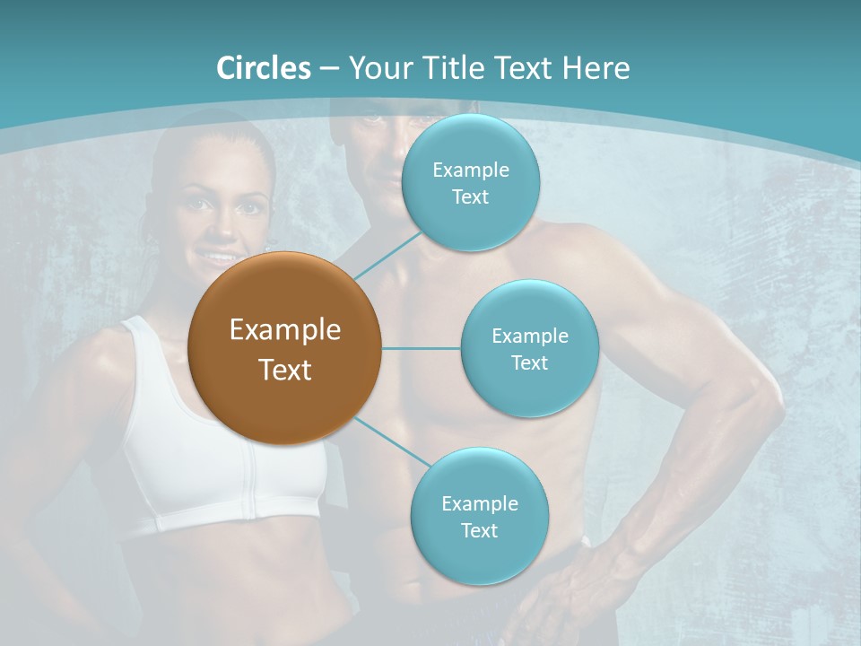 Muscular Caucasian Energy PowerPoint Template