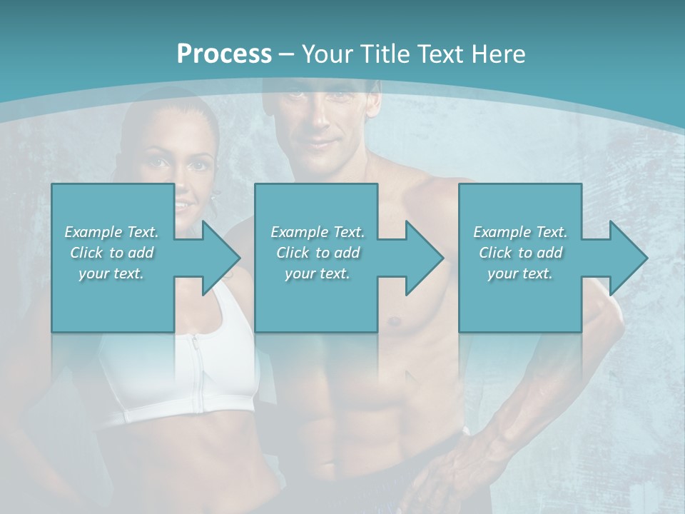 Muscular Caucasian Energy PowerPoint Template