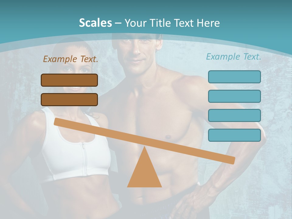 Muscular Caucasian Energy PowerPoint Template