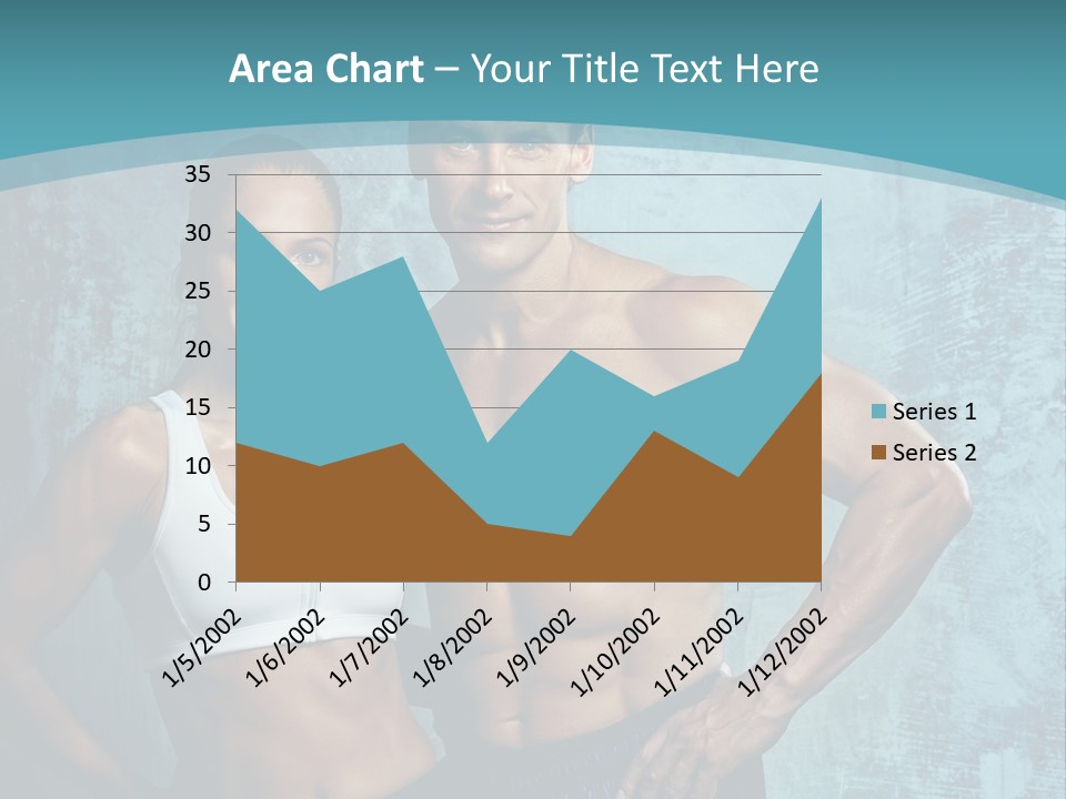 Muscular Caucasian Energy PowerPoint Template