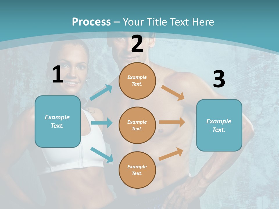 Muscular Caucasian Energy PowerPoint Template