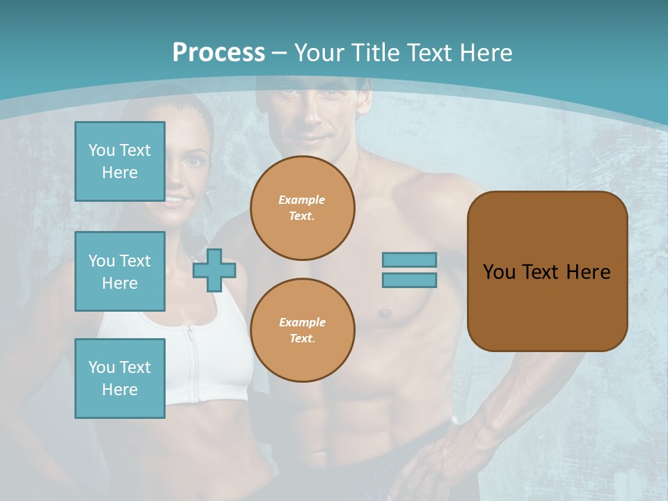 Muscular Caucasian Energy PowerPoint Template