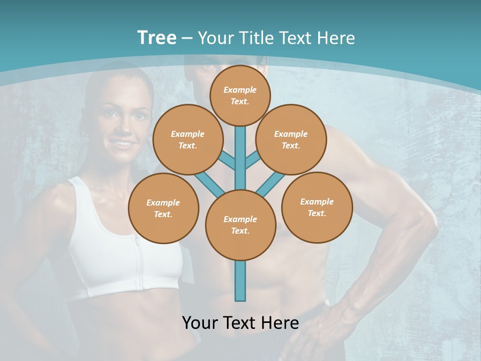 Muscular Caucasian Energy PowerPoint Template