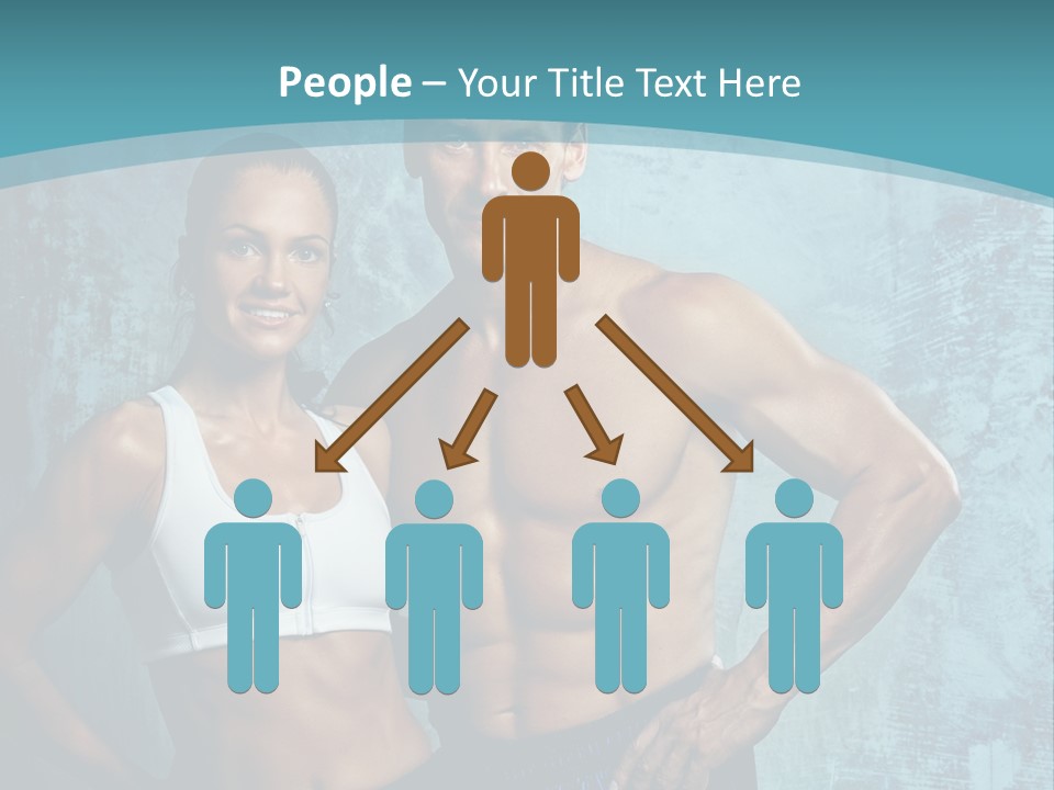 Muscular Caucasian Energy PowerPoint Template