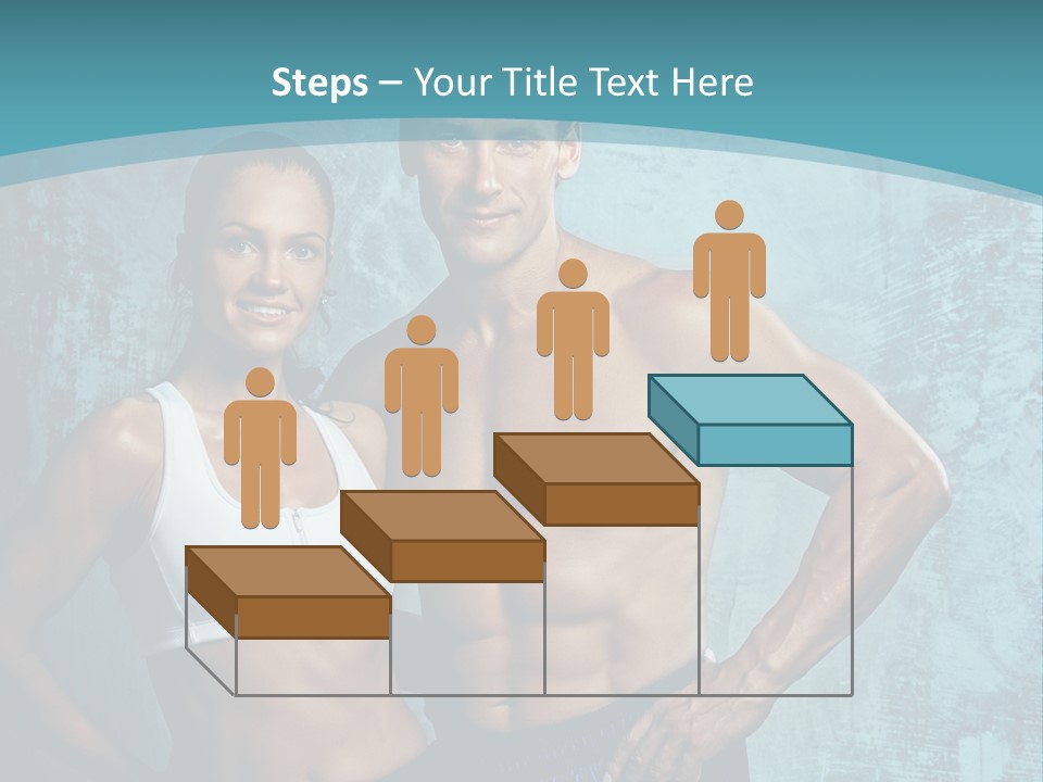 Muscular Caucasian Energy PowerPoint Template
