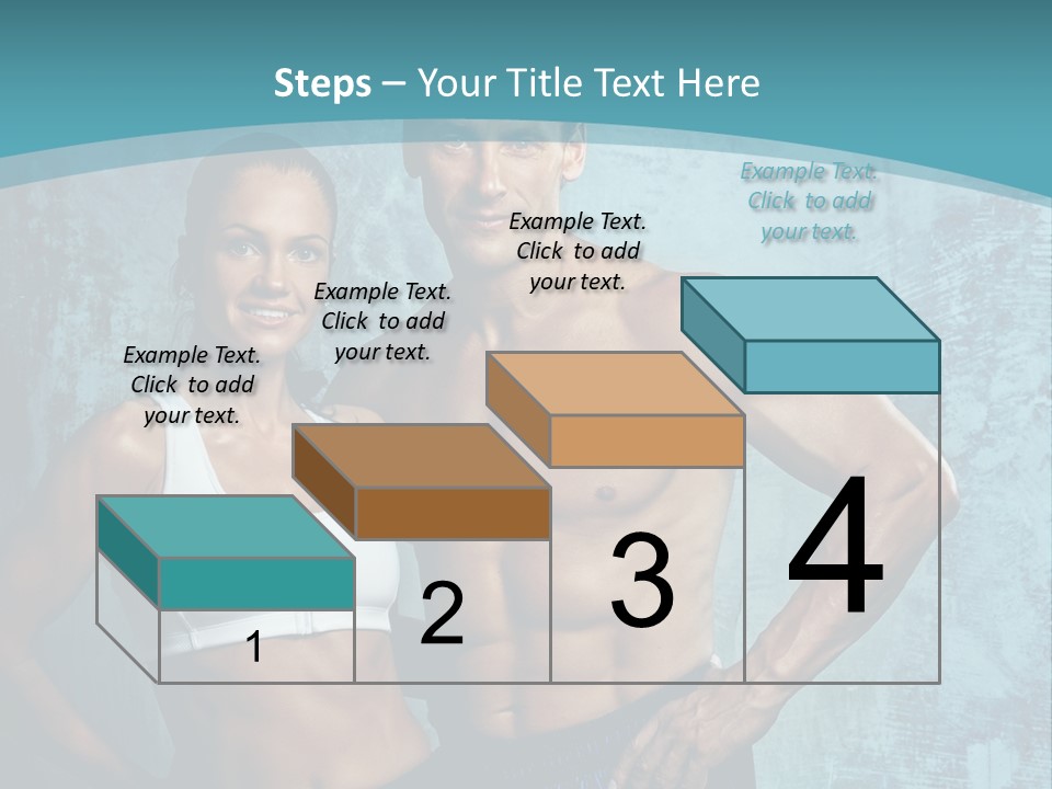 Muscular Caucasian Energy PowerPoint Template