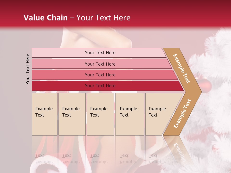 Gift Celebration Girl PowerPoint Template