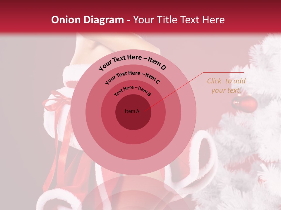 Gift Celebration Girl PowerPoint Template