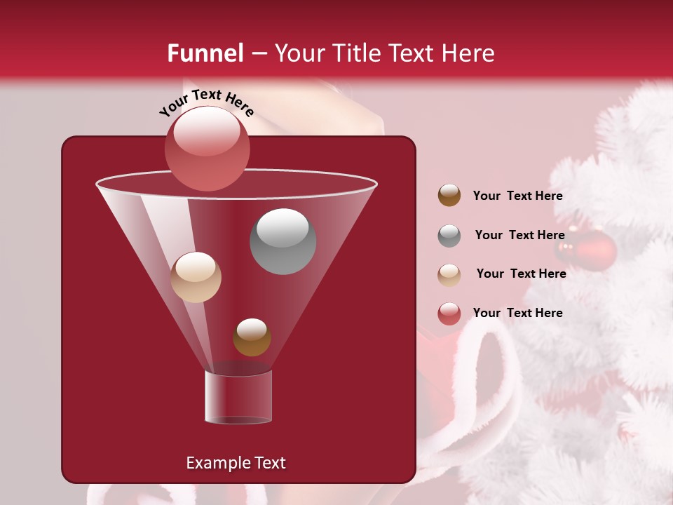 Gift Celebration Girl PowerPoint Template