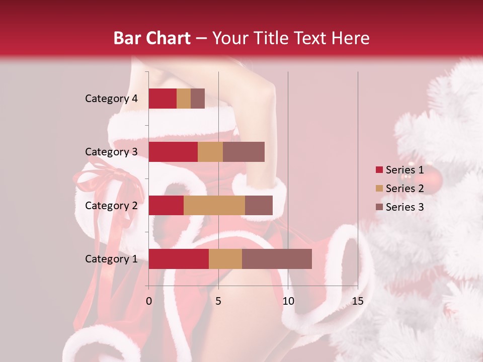 Gift Celebration Girl PowerPoint Template