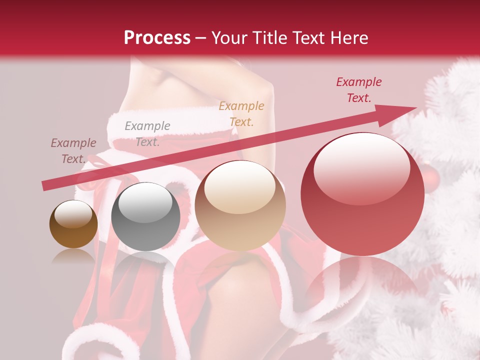 Gift Celebration Girl PowerPoint Template