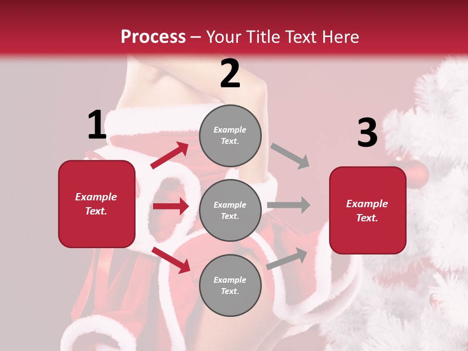 Gift Celebration Girl PowerPoint Template