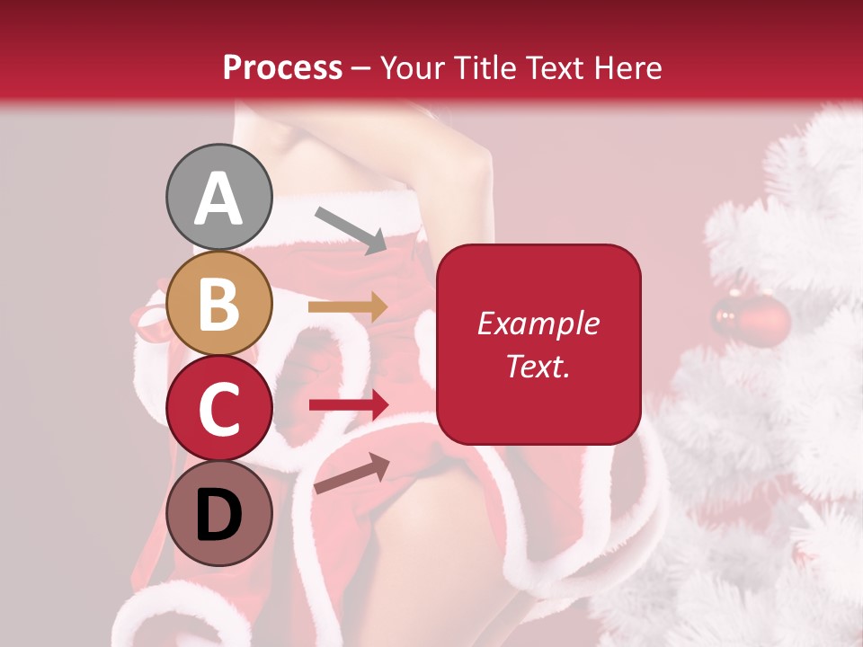 Gift Celebration Girl PowerPoint Template