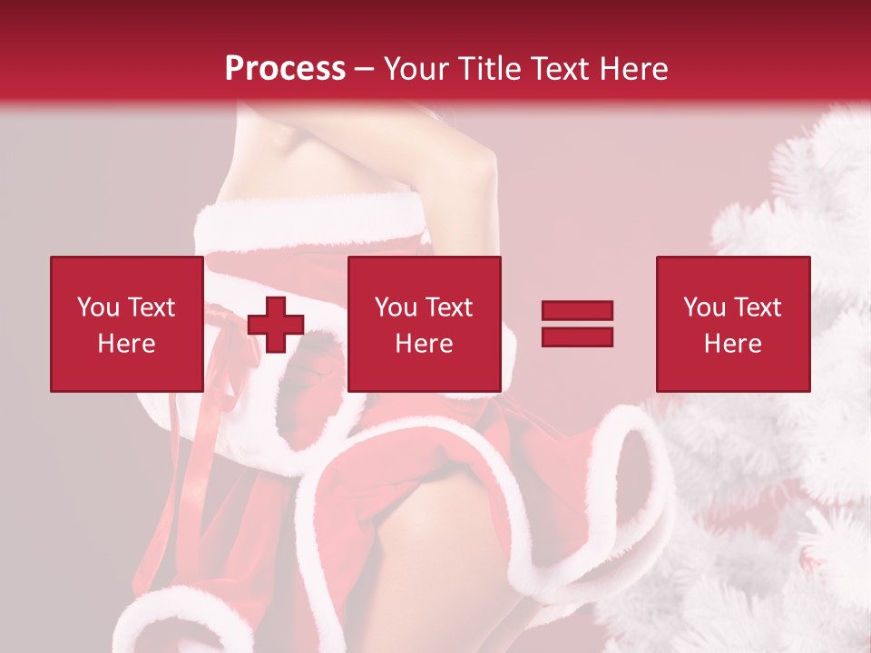 Gift Celebration Girl PowerPoint Template