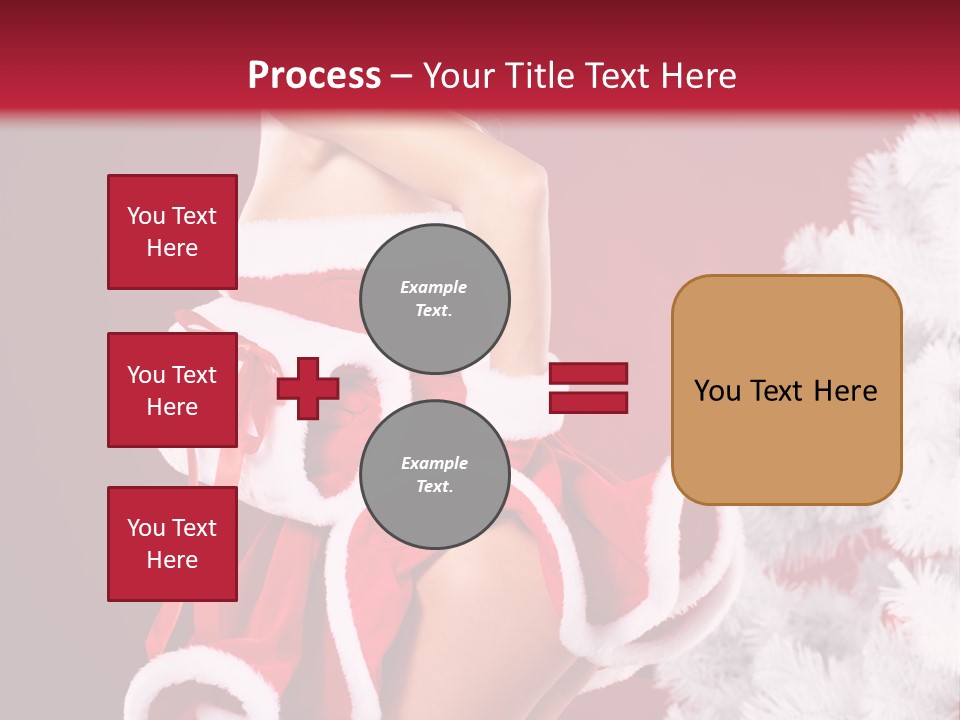 Gift Celebration Girl PowerPoint Template