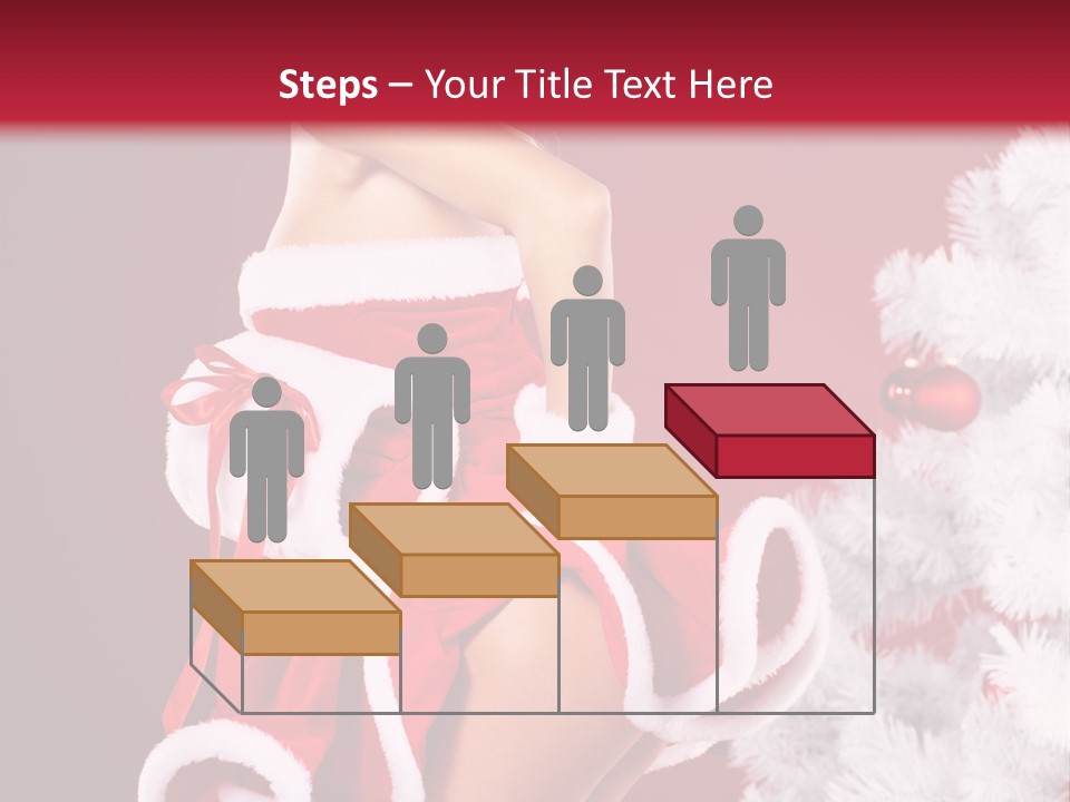 Gift Celebration Girl PowerPoint Template