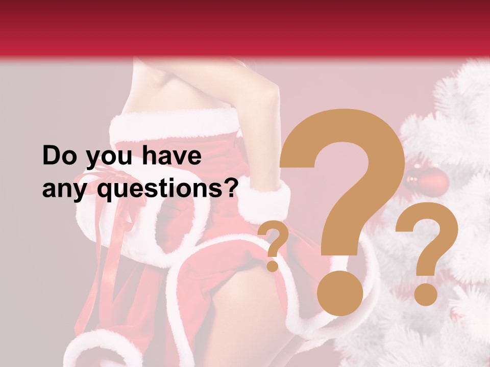 Gift Celebration Girl PowerPoint Template