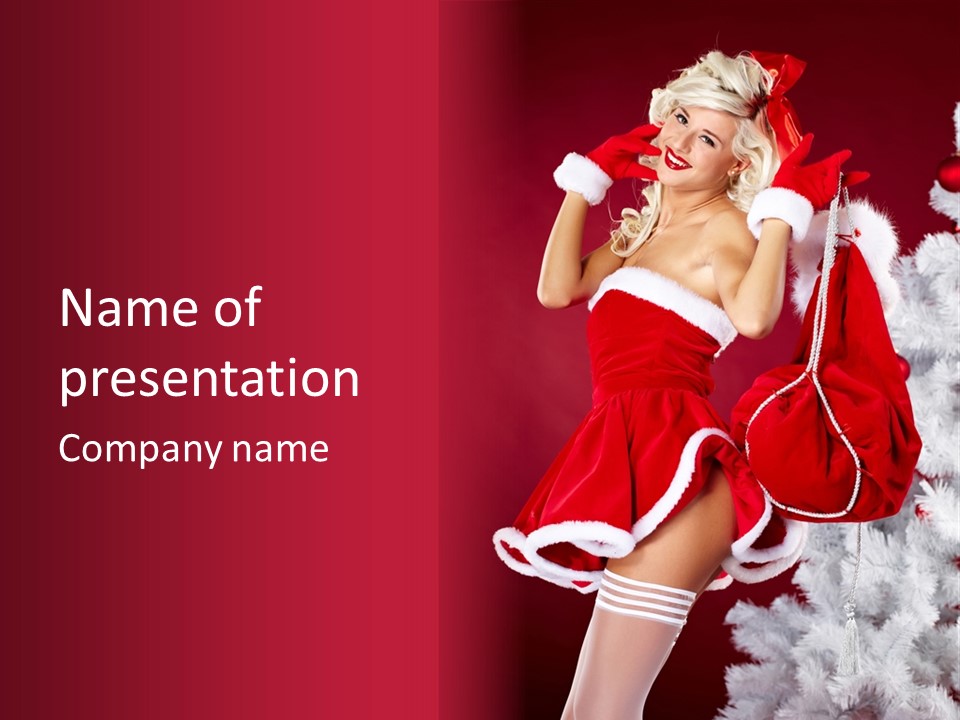 People One Ornament PowerPoint Template