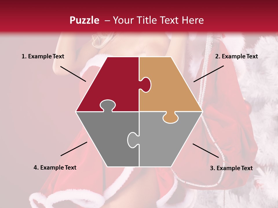 People One Ornament PowerPoint Template