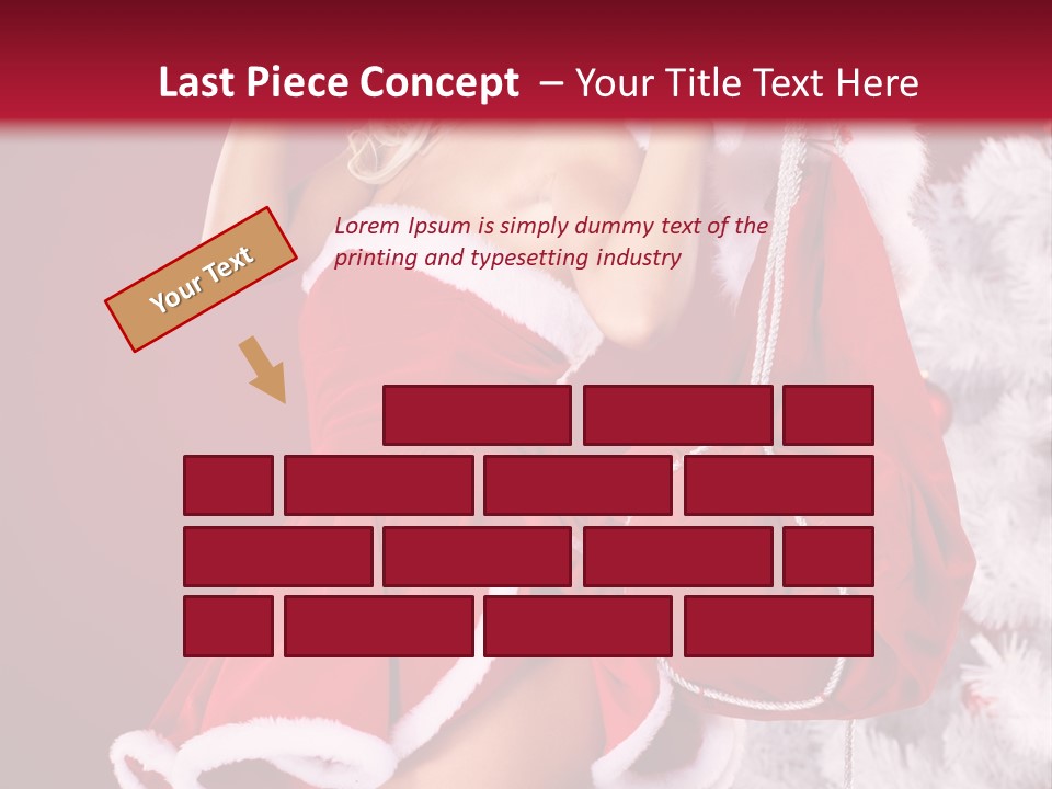 People One Ornament PowerPoint Template