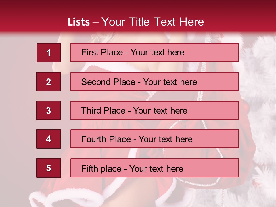 People One Ornament PowerPoint Template
