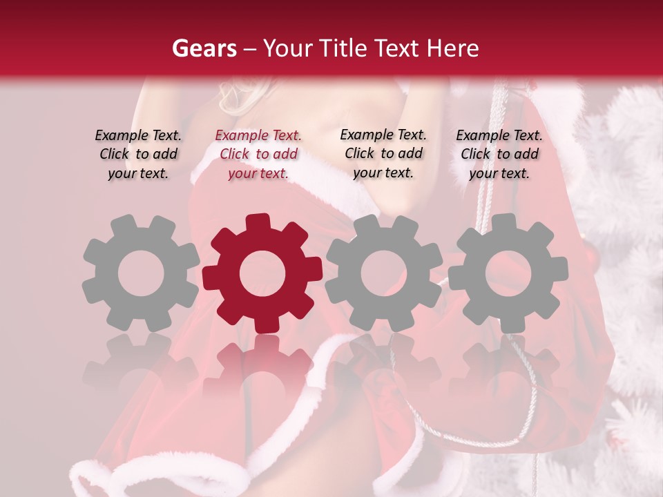 People One Ornament PowerPoint Template