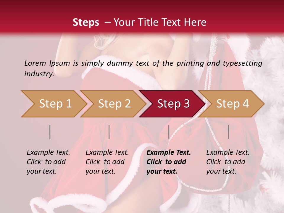 People One Ornament PowerPoint Template