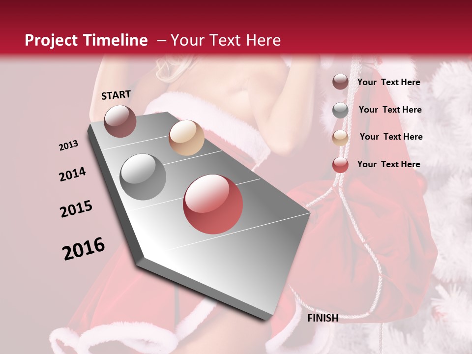 People One Ornament PowerPoint Template