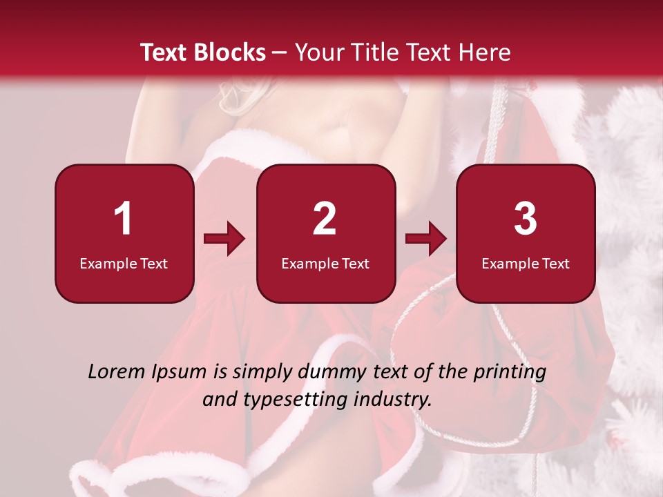 People One Ornament PowerPoint Template