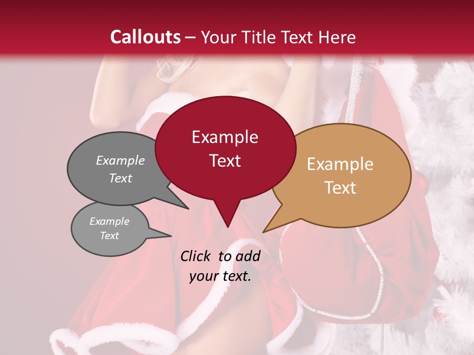 People One Ornament PowerPoint Template