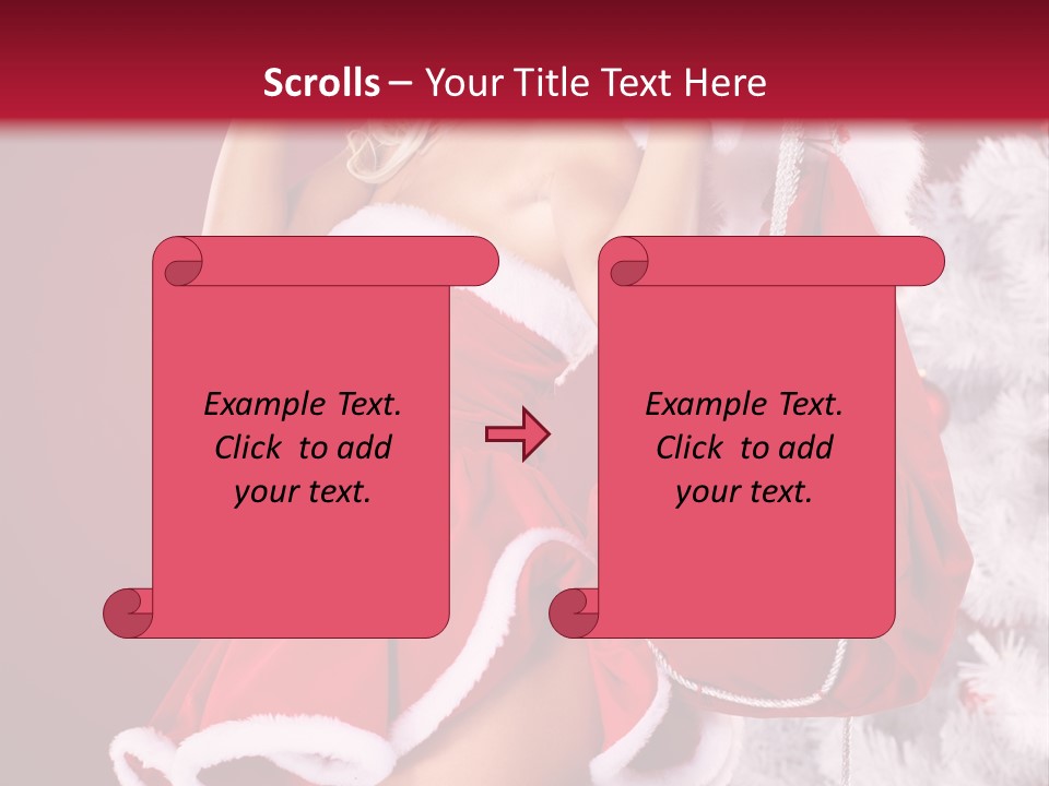 People One Ornament PowerPoint Template