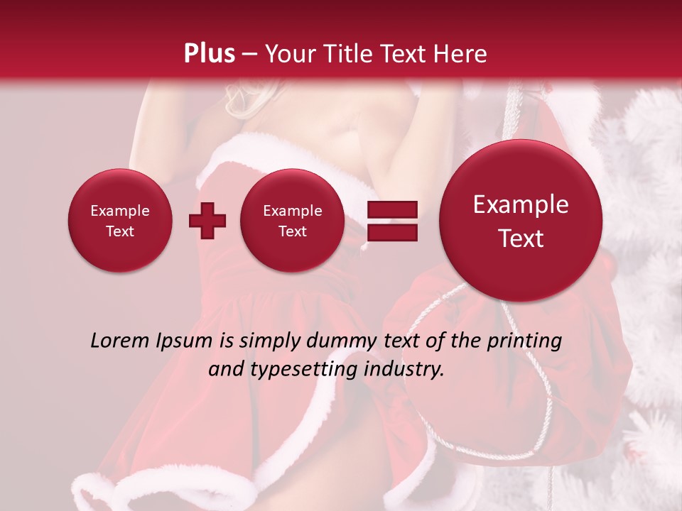 People One Ornament PowerPoint Template