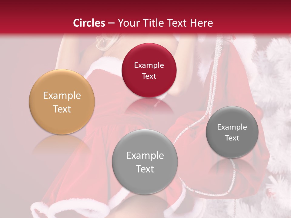 People One Ornament PowerPoint Template