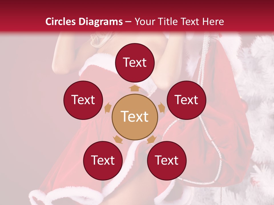 People One Ornament PowerPoint Template