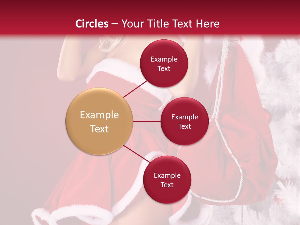 People One Ornament PowerPoint Template