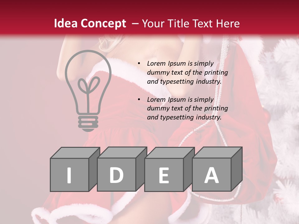 People One Ornament PowerPoint Template