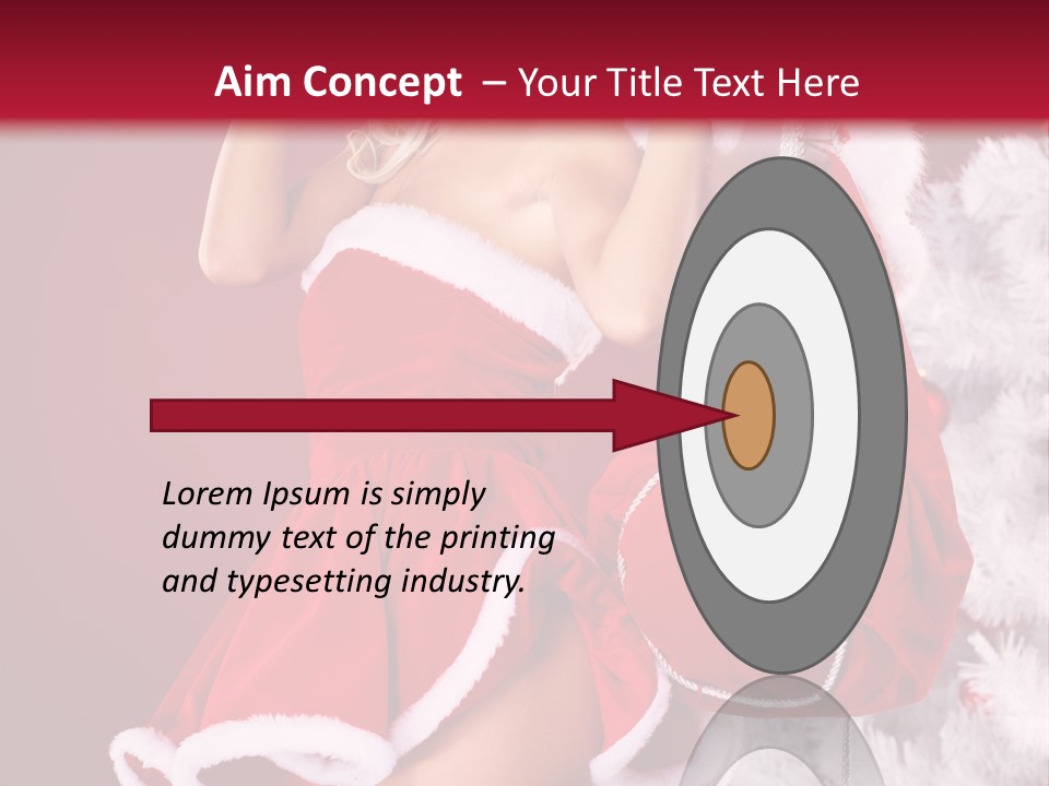 People One Ornament PowerPoint Template