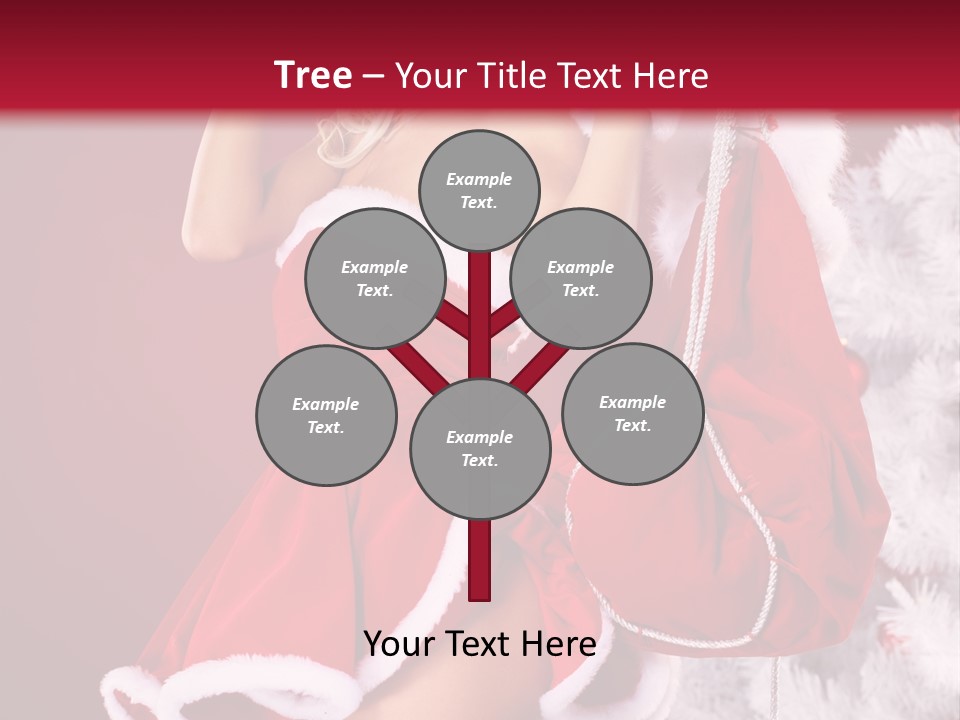 People One Ornament PowerPoint Template