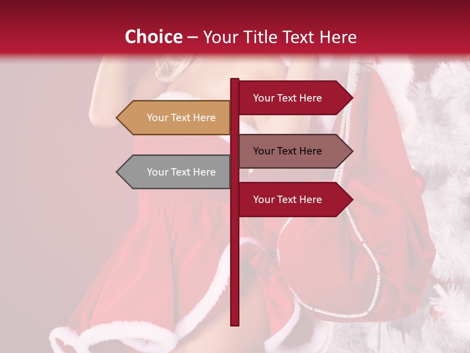 People One Ornament PowerPoint Template