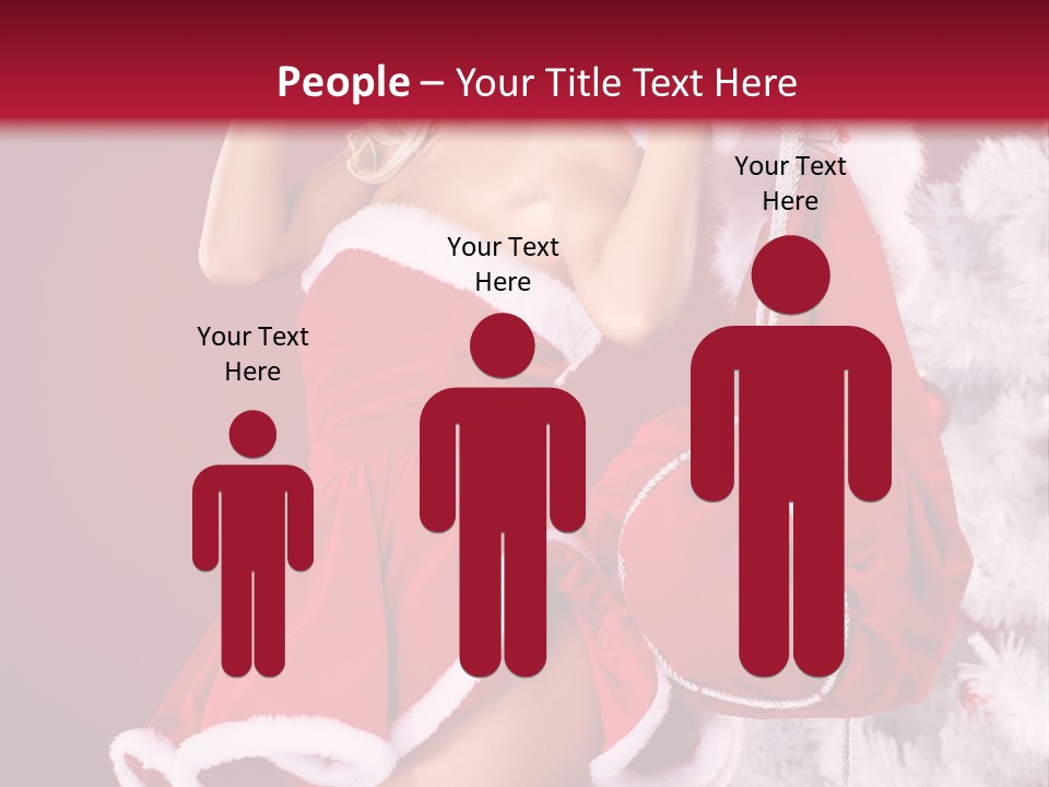 People One Ornament PowerPoint Template