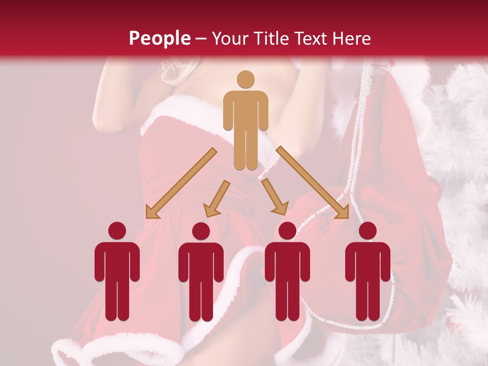 People One Ornament PowerPoint Template