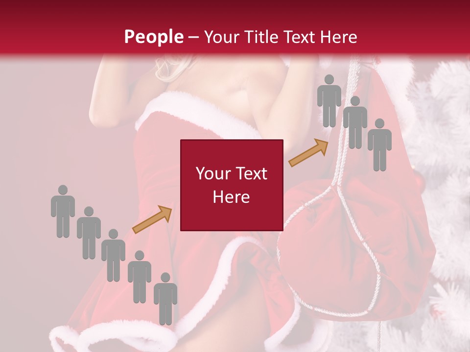 People One Ornament PowerPoint Template